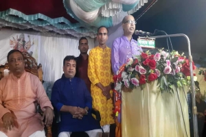 জকিগঞ্জে প্রতিমা বিসর্জনে মানুষের মিলনমেলা