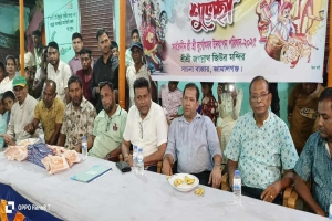 জামালগঞ্জে প্রতিমা বিসর্জনের মধ্য দিয়ে শান্তিপূর্ণভাবে শেষ হলো শারদীয় দুর্গোৎসব