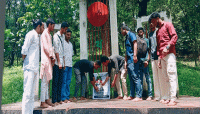 এমসি কলেজে শহীদ রুমী স্মরণে সমাজতান্ত্রিক ছাত্র ফ্রন্টের শ্রদ্ধা ও আলোচনা সভা