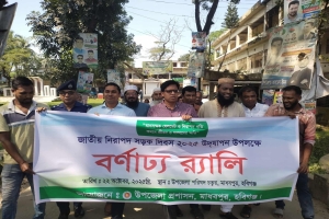 মাধবপুরে জাতীয় নিরাপদ সড়ক দিবস পালিত