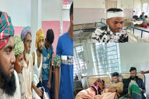 শাল্লায় দেশীয় অস্ত্রশস্ত্রে ত্রিমুখী সংঘর্ষ, আহত অর্ধশতাধিক