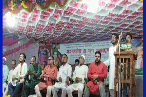 জকিগঞ্জে ভালোবাসায় সিক্ত হলেন আমিরাত বিএনপির আহবায়ক