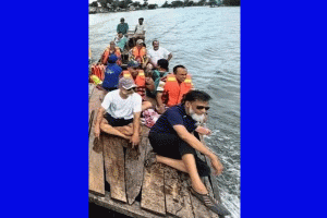 হাওরের জলে নীরব পদচিহ্ন: নির্জনতায় টাঙ্গুয়া ছুঁয়ে গেলেন প্রতিমন্ত্রী হাবিবুর রশিদ