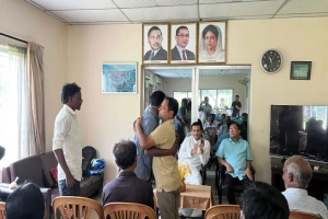 মাধবপুরের তেলিয়াপাড়া চা বাগানে শ্রমিক দ্বন্দ্বের অবসান