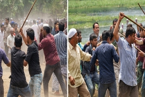 ঈদের দিনে সুনামগঞ্জে পৃথক সংঘর্ষ, আহত শতাধিক