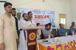 শাল্লায় স্বেচ্ছাসেবক দলের কর্মী সভা