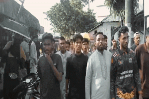 দোয়ারাবাজারে বৈষম্যবিরোধী ছাত্র আন্দোলনের প্রতিবাদ মিছিল