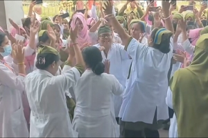 সুনামগঞ্জ সদর হাসপাতালে নার্স দিবসে উচ্চ শব্দে নাচ-গান