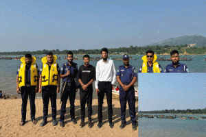 তাহিরপুরে যাদুকাটা নদীতে মোবাইল কোর্ট অভিযান