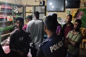 তাহিরপুরে মাদকবিরোধী অভিযানে পুলিশের ওপর হামলা