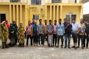 গোয়াইনঘাটে মানবপাচারকারী ও মাদক-ধর্ষণ মামলার আসামিসহ ১৯ জন গ্রেফতার