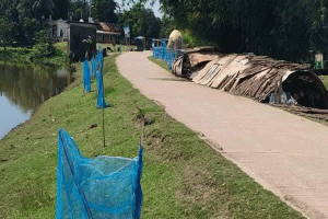 সুনামগঞ্জে এলজিইডির ১০ লাখ টাকার প্রজেক্টে হরিলুট!