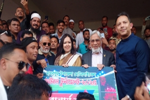 মাধবপুরে মোটরসাইকেল টুর্নামেন্টের ফাইনালে বানেশ্বর একাদশ চ্যাম্পিয়ন