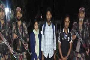 অবৈধভাবে ভারতে অনুপ্রবেশের চেষ্টা,তাহিরপুরে তিনজন আটক