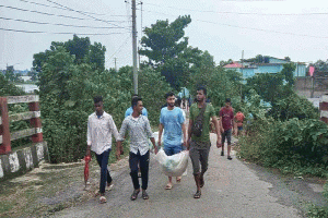 জগন্নাথপুরে মানবতার সেবায় স্টুডেন্টস কেয়ারের এক যুগপূর্তি