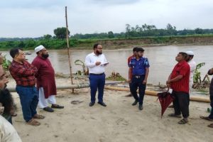 চুনারুঘাটে অবৈধ বালু উত্তোলনের দায়ে ২ লাখ টাকা জরিমানা