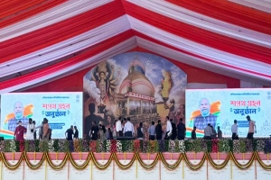 পশ্চিমবঙ্গের প্রথম বিজেপি মুখ্যমন্ত্রী হিসেবে শপথ নিচ্ছেন শুভেন্দু অধিকারী