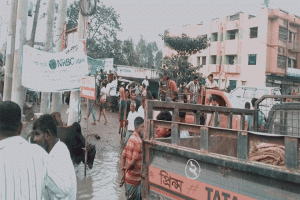  সড়কে অবৈধ পশুর হাট, নবীগঞ্জে জনদুর্ভোগ 