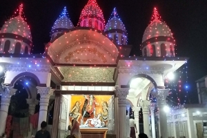 মাধবপুরে শ্যামাপূজা ও দীপাবলি উদযাপন
