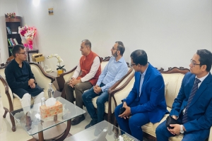 সিলেটে বাণিজ্য বৃদ্ধিতে ভারতীয় সহকারী হাই-কমিশনারের সঙ্গে বাণিজ্যমন্ত্রীর বৈঠক