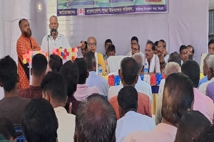 জকিগঞ্জে পূজা উদ্‌যাপন পরিষদের সম্মেলনে বিশৃঙ্খলা,কমিটি গঠন হয়নি