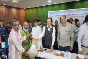 সুনামগঞ্জে বোরো ধানের প্রকৃত ক্ষতির চিত্র নিয়ে ক্ষোভ