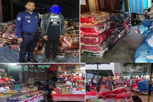 জাফলংয়ে ভারতীয় পণ্য বাজারে বৈধ, পথে অবৈধ!