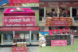 সিলেট সীমান্তে ১ কোটি ৫৩ লাখ টাকার ভারতীয় মালামাল জব্দ