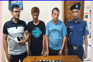 গোলাপগঞ্জে ২ হাজার ১০০ পিস ইয়াবা ট্যাবলেটসট আটক ২