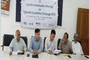 দোয়ারাবাজারে টাইফয়েড ভ্যাকসিন ক্যাম্পেইন উপলক্ষে কো-অর্ডিনেশন সভা