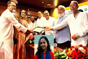 ছাতক সমিতির সংবর্ধনা অনুষ্ঠানে ঐশী’র ইংরেজি বক্তব্যে মুগ্ধ অতিথিরা
