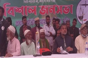 শাল্লায় জামায়াত প্রার্থী শিশির মনিরের জনসভা