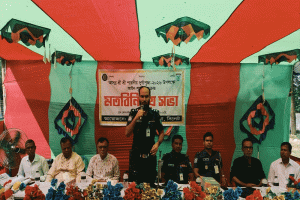 দূর্গাপূজা ঘিরে কোম্পানীগঞ্জে পূজামন্ডপ কমিটির নেত্ববৃন্দের সাথে থানা পুলিশের মতবিনিময়