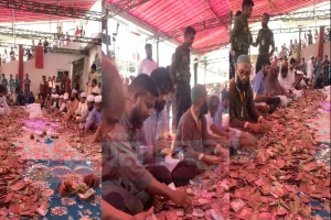 সিলেটে শাহজালাল (র.) এর মাজারের দানবাক্সের টাকা গণনা শুরু