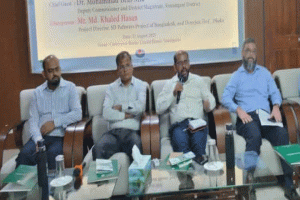 সুনামগঞ্জে জলবায়ূ পরিবর্তন বিষয়ক কর্মশালা