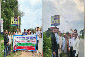 গোলাপগঞ্জে রোটারি ক্লাবের তিনটি পাবলিক ইমেজ বিলবোর্ড স্থাপন