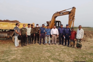 দিরাইয়ে অবৈধভাবে মাটি কাটার দায়ে যুবকের কারাদণ্ড