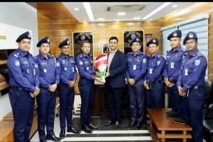 সুনামগঞ্জে নতুন পুলিশ সুপার হিসেবে যোগ দিলেন আবু বসার মোহাম্মদ জাকির হোসেন