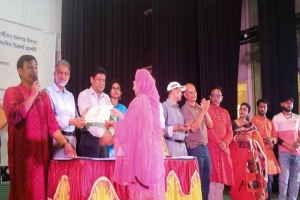 সুনামগঞ্জে জেলা শিল্পকলা একাডেমির শিক্ষার্থীদের সনদ বিতরণ