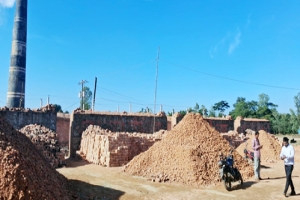নবীগঞ্জে এক ইটভাটাকে ৩ লাখ টাকা জরিমানা