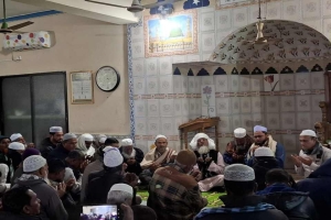 শান্তিগঞ্জে বেগম খালেদা জিয়ার রুহের মাগফিরাত কামনায় দোয়া মাহফিল