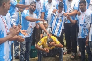 ব্রাজিল ছেড়ে দুধ দিয়ে গোসল করে আর্জেন্টিনা শিবিরে মৌলভীবাজারের যুবক