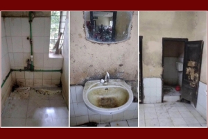 মাধবপুর স্বাস্থ্য কমপ্লেক্সের বেহাল চিত্র,স্বাস্থ্যঝুঁকিতে রোগীরা