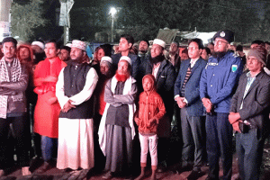 গণতন্ত্রের বার্তা নিয়ে ‘ভোটের গাড়ি’ মাধবপুরে
