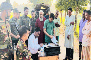 চুনারুঘাটে অবৈধভাবে বালু উত্তোলন,মেম্বারসহ ৭ জনের দণ্ড