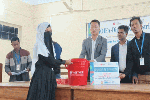 দোয়ারাবাজারে সুবিধাবঞ্চিত ১০১ জন কিশোরীর মাঝে ডিগনিটি কিটস বিতরণ