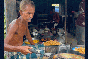 হবিগঞ্জে সুকময় এর গরম কড়াইয়ে ২ টাকায় স্বস্তি