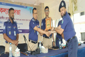 সুনামগঞ্জ জেলার শ্রেষ্ঠ ওসি ছাতক থানার মিজানুর রহমান