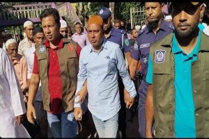 প্যারোলে মুক্তি পেয়ে বাবার জানাজায় অংশ নিলেন বিশ্বনাথের আ.লীগ নেতা সিরাজ
