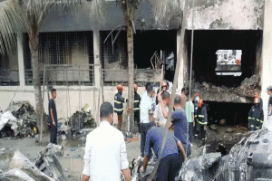 বিমান দুর্ঘটনায় নিহতের সংখ্যা বেড়ে ৩৫ জন